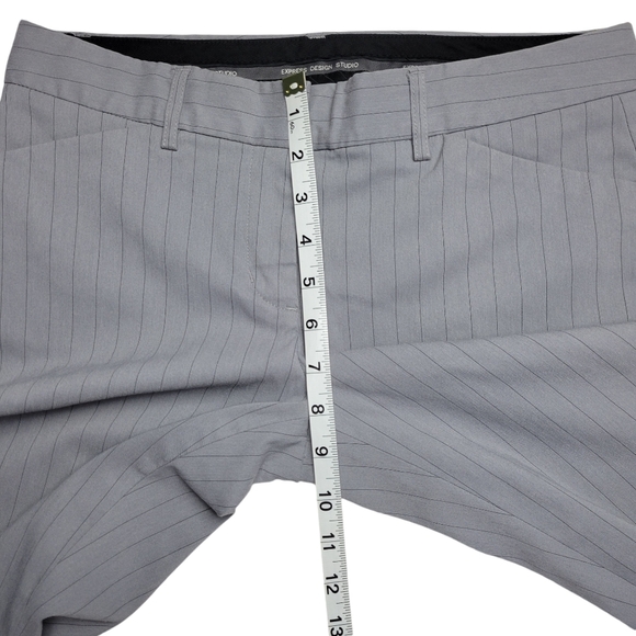 Express | Flare Leg Trousers Low Rise Pants Womens 4 - Picture 6 of 10